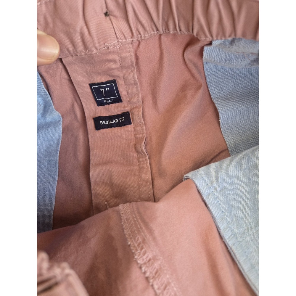 Chubbies The Dahlias 7 Inch Stretch Shorts Mens M Pink 012222-025 Salmon - Picture 6 of 6
